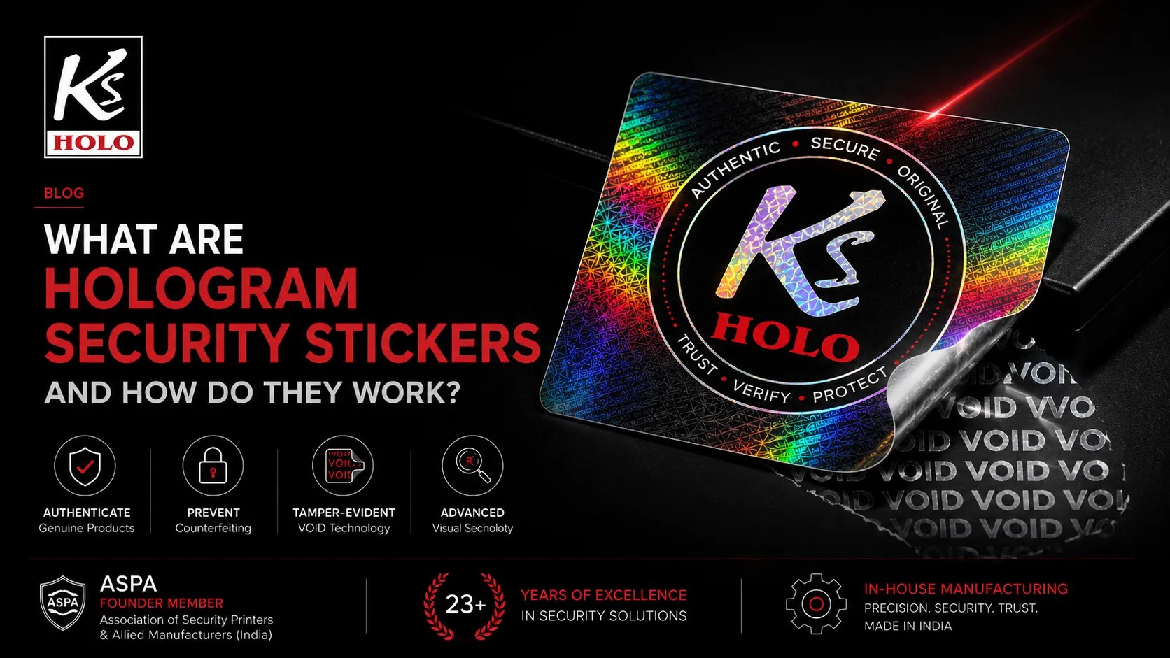 hologram security stickers